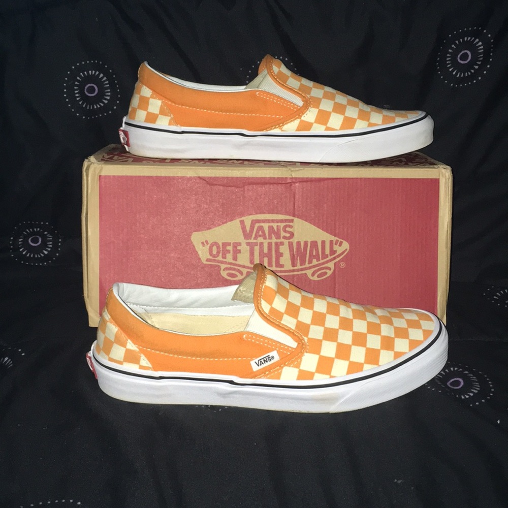 Dark Cheddar Slip-On Vans